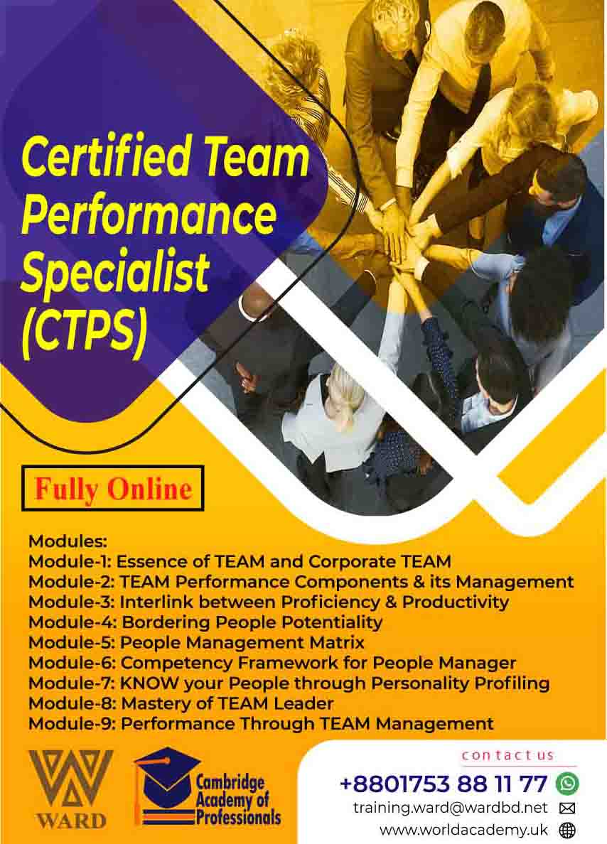Certified Team Performance Specialist (CTPS)